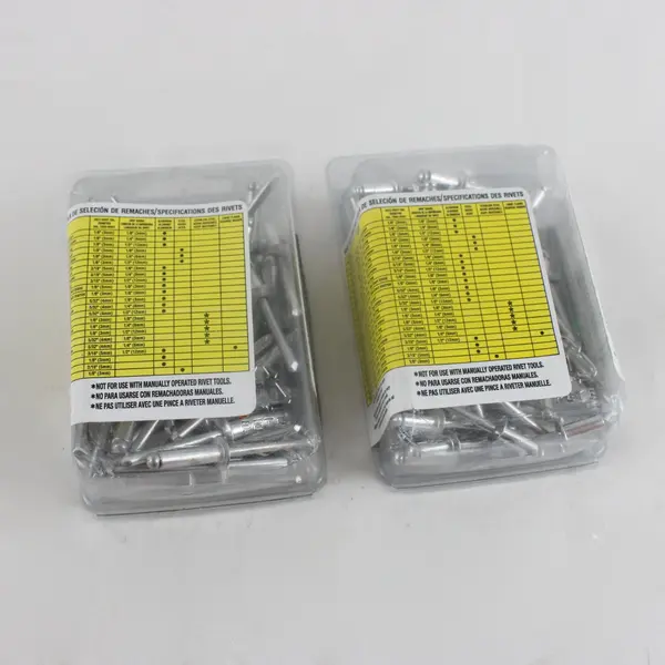 Lot of 2 Arrow 3/16 Aluminum Rivet Packs RLA Long RMA Medium 50 Each