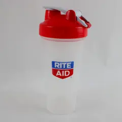 Rite Aid Blender Bottle 28 oz Plastic Tumbler with Lid