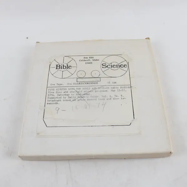 Unbranded 7" Reel-to-Reel Audio Tape Untested As-Is