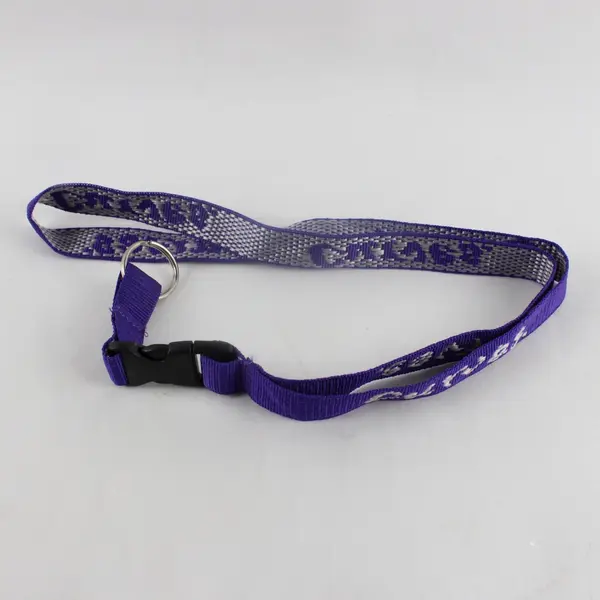 Curves Gym Purple Nylon Lanyard With Clip