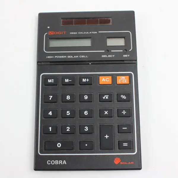 Cobra Digit Desk Calculator 8-Digit Solar Powered