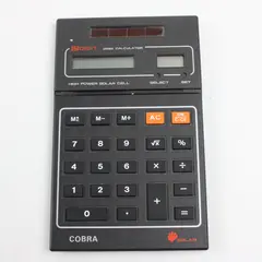 Cobra Digit Desk Calculator 8-Digit Solar Powered
