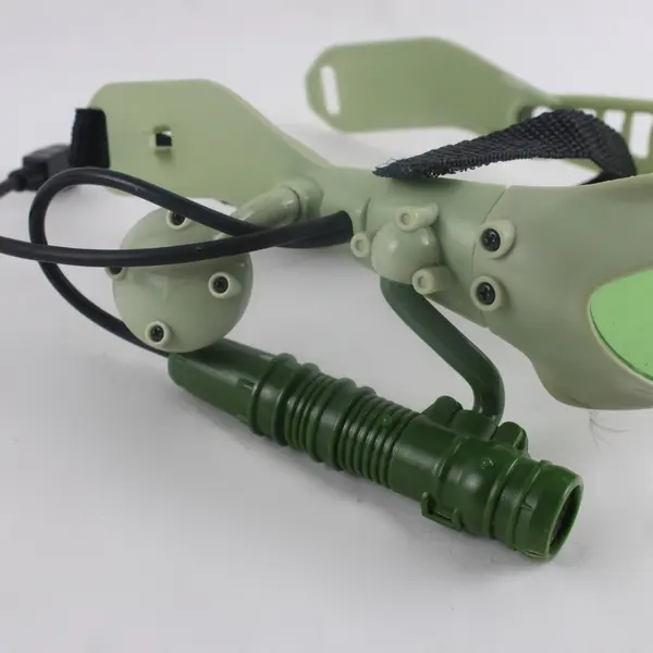 Tiger Electronics Lazer Laser Tag Team Ops Green Goggles Headset Hasbro 