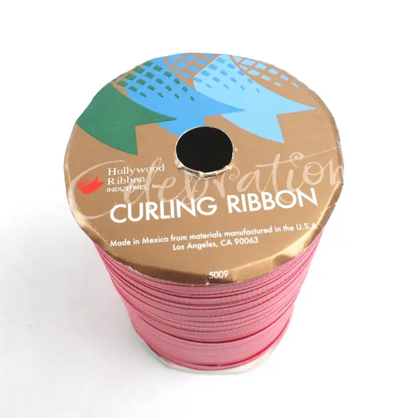 Lot of 5 Berwick Hollywood Curling Ribbon Spools Pink Forest Green