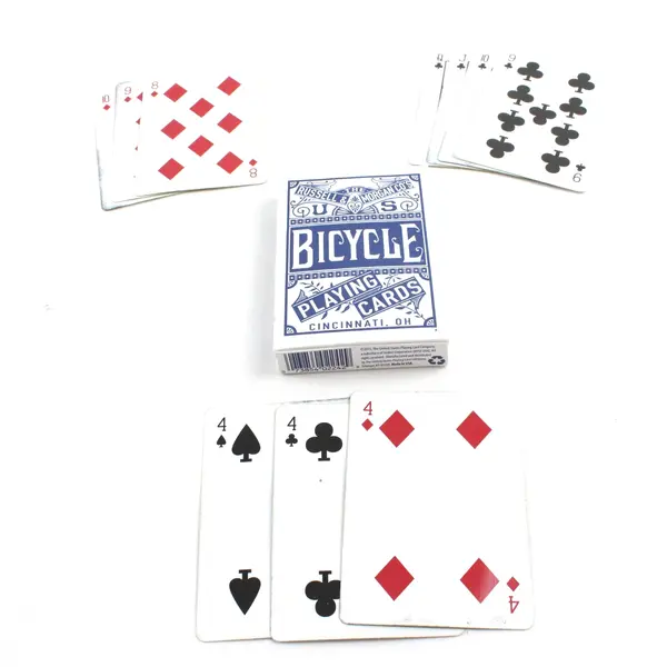 Lot of 4 Used Playing Cards South Dakota Casino Paulson Russell Morgan Bicycle