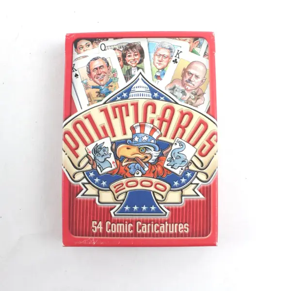Action Publishing Politicards 2000 54 Comic Caricatures Playing Cards