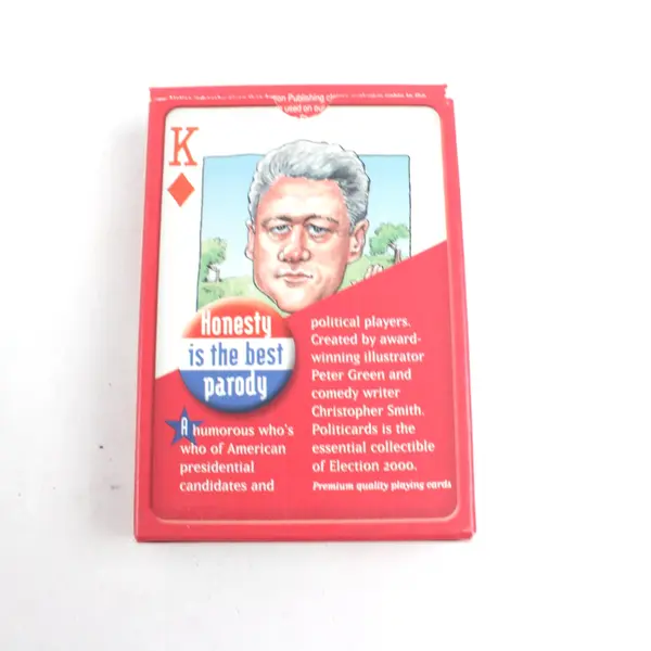 Action Publishing Politicards 2000 54 Comic Caricatures Playing Cards