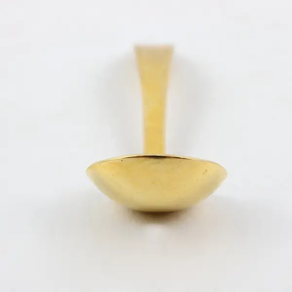 HIC Japan Gold Tone Stainless Steel Condiment Spoon