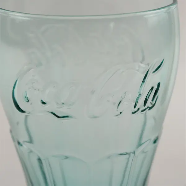 Lot of 3 Libbey Coca-Cola Glasses Amber & Blue Tint Collectible