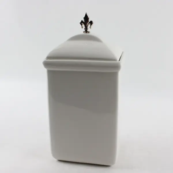 American Atelier at Home Farine La Campagnarde Canister Fleur-de-lis Lid