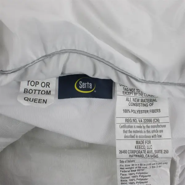 Serta Queen Mattress Pad 60 x 80 Bed Protector Pre-Owned