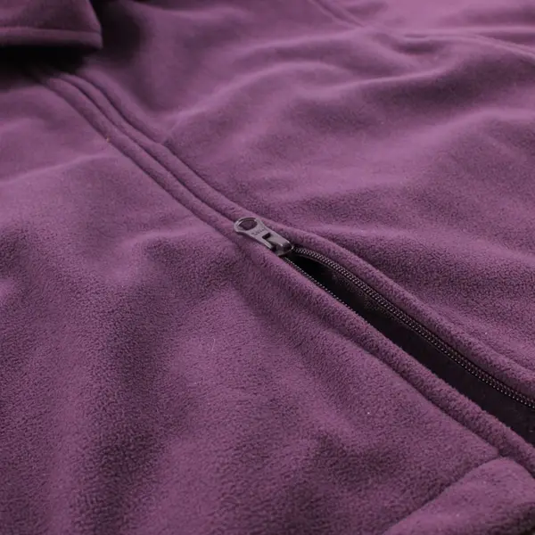 Great Northwest Clothing Company Women's Purple Fleece Vest Size S Full Zip