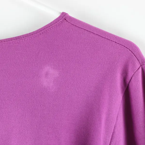 Faded Glory Stretch Perfect Fit Women's XL Purple Long Sleeve Shirt