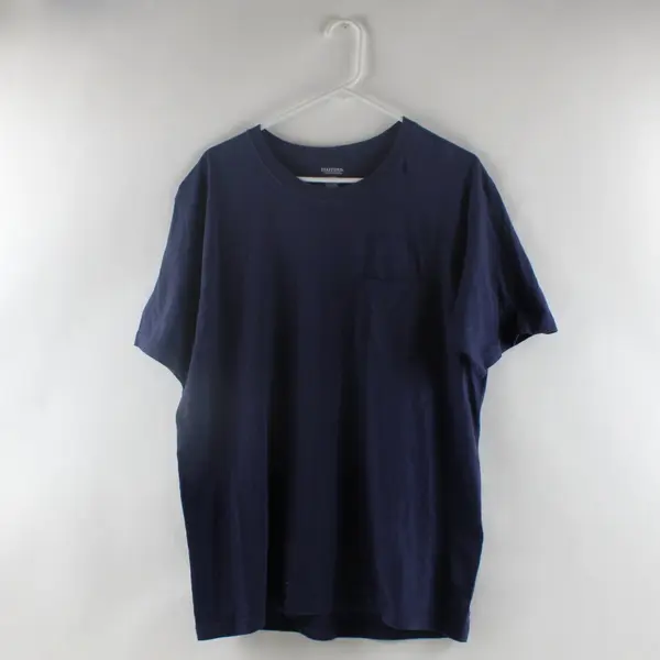 Stafford Performance Men's Medium Navy Blue Classic Fit T-Shirt