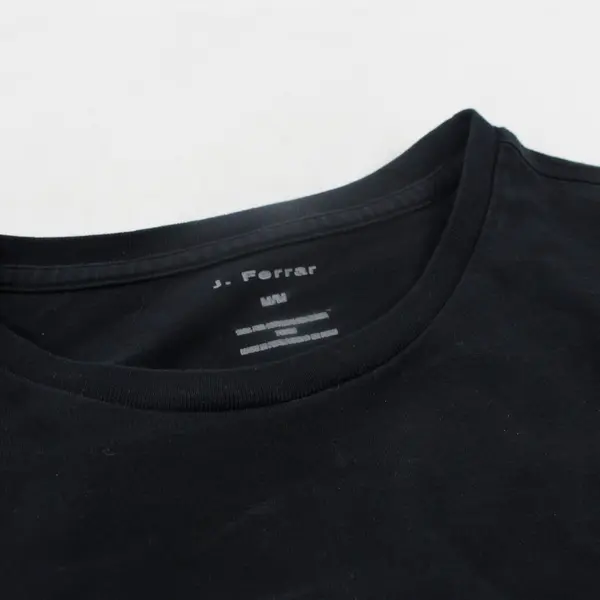 J. Ferrar Men's Medium Black Short Sleeve Shirt Casual
