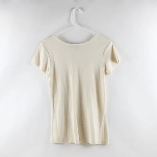 Tommy Bahama Women's Small Off-White Short Sleeve Top FLAWED
