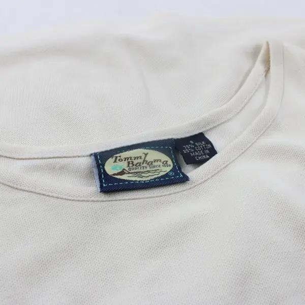 Tommy Bahama Women's Small Off-White Short Sleeve Top FLAWED