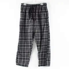IZOD Men's Medium Gray Black Plaid Pajama Lounge Pants Pre-Owned