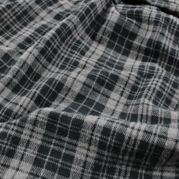 IZOD Men's Medium Gray Black Plaid Pajama Lounge Pants Pre-Owned