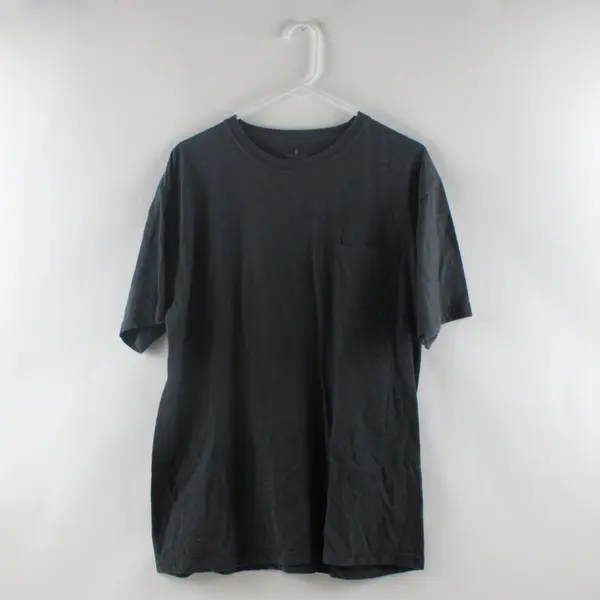 Stafford Men's Charcoal Gray Classic Fit T-Shirt Medium
