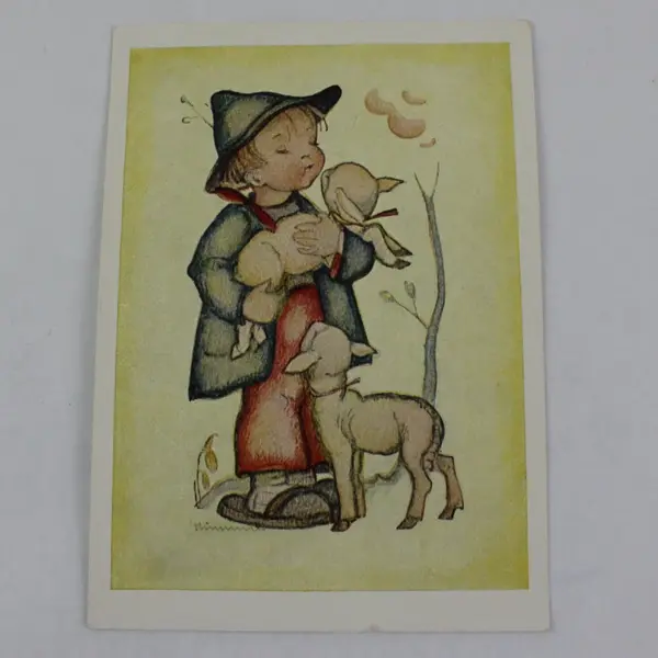 Lot of 3 B. Hummel German Illustrated Children Postcards Circa 1937
