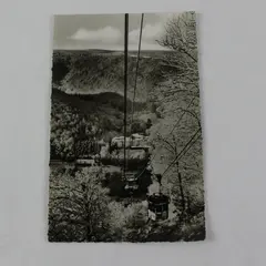 Vintage 1962 Bad Harzburg Aerial Tram RPPC Postcard
