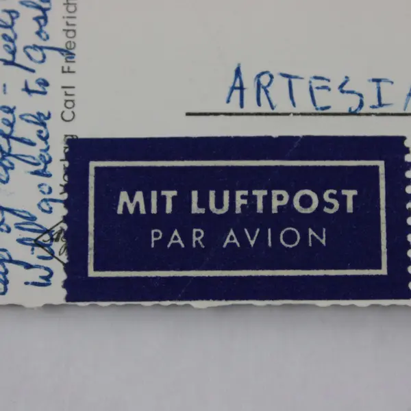 Vintage 1962 Bad Harzburg Aerial Tram RPPC Postcard
