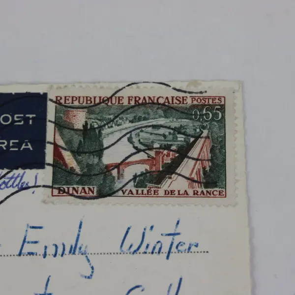 VTG 1963 Paris France Bouquiniste Bookseller RPPC Postcard Yvon