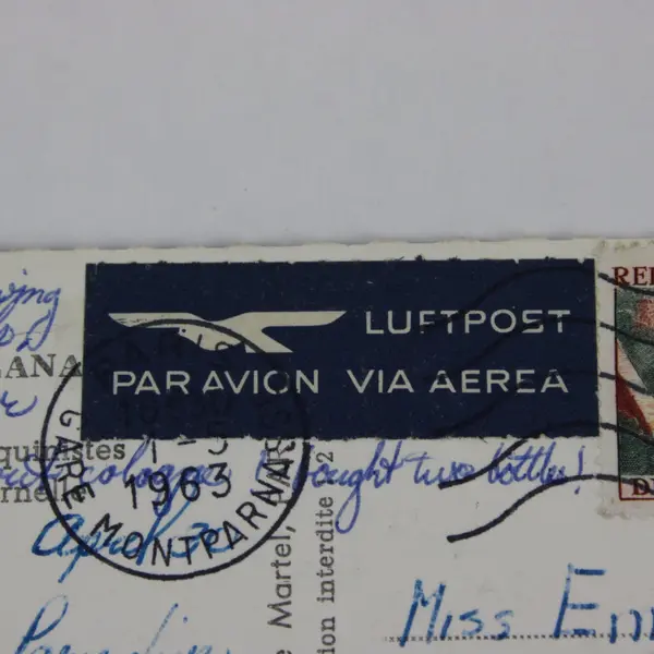 VTG 1963 Paris France Bouquiniste Bookseller RPPC Postcard Yvon