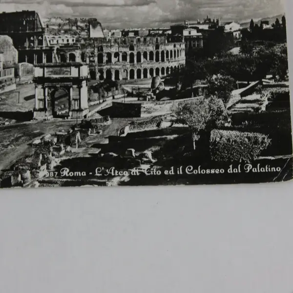 Lot Of 2 Vintage 1963 Italy Postcards Rome Venice Used