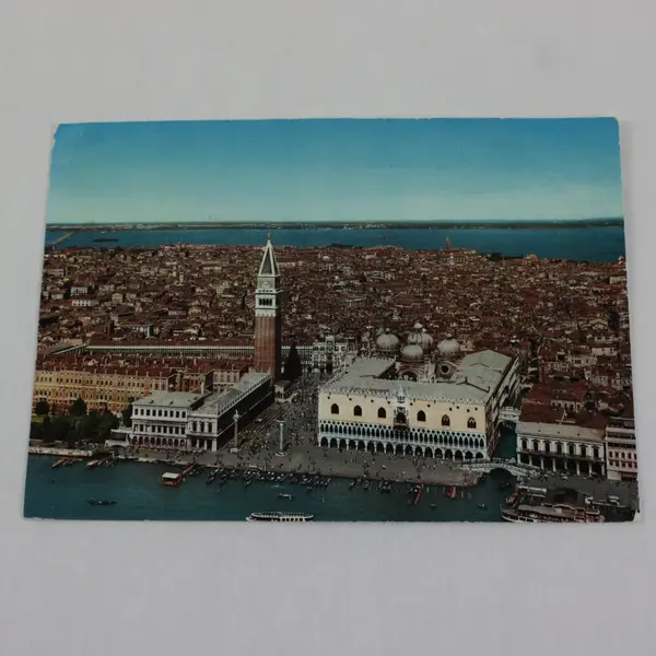 Lot Of 2 Vintage 1963 Italy Postcards Rome Venice Used