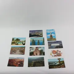 Lot Of 11 Vintage 1958-1960 USA Color Postcards