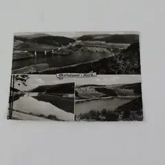 Vintage 1962 Oker Reservoir Harz Germany RPPC Real Photo Postcard