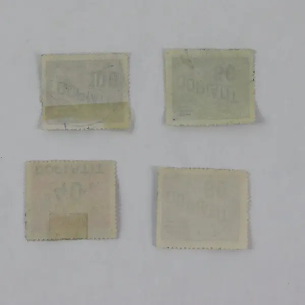 Lot Of 4 Czechoslovakia 1920s Doplatit Postage Due Stamps Used