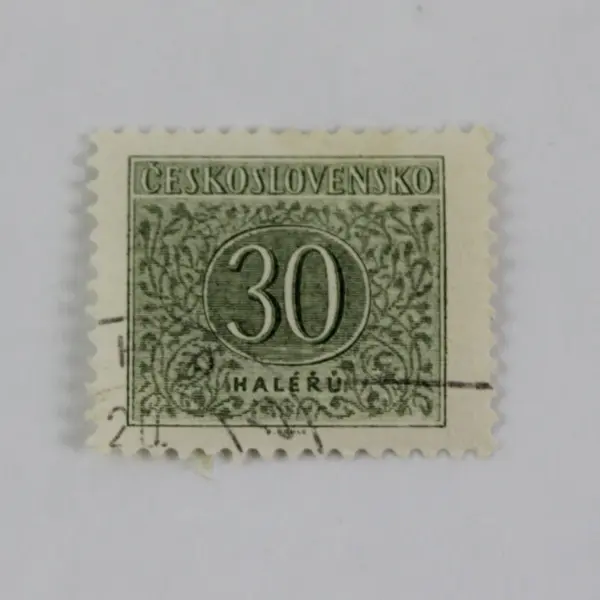 Lot Of 6 Czechoslovakia 1954 Postage Due 5/10/30/50/60/95 Heller Stamps Used