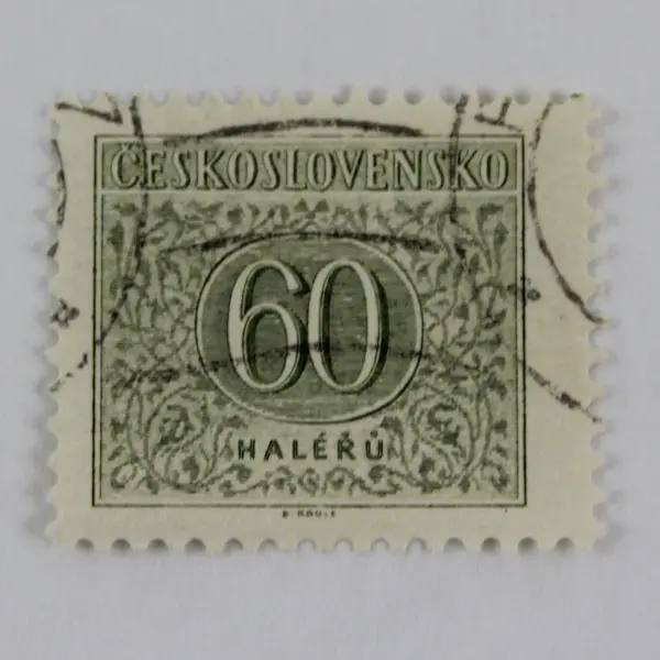 Lot Of 6 Czechoslovakia 1954 Postage Due 5/10/30/50/60/95 Heller Stamps Used