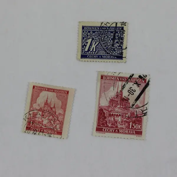 Lot of Used 1940s German Reich Bohemia & Moravia Stamps
