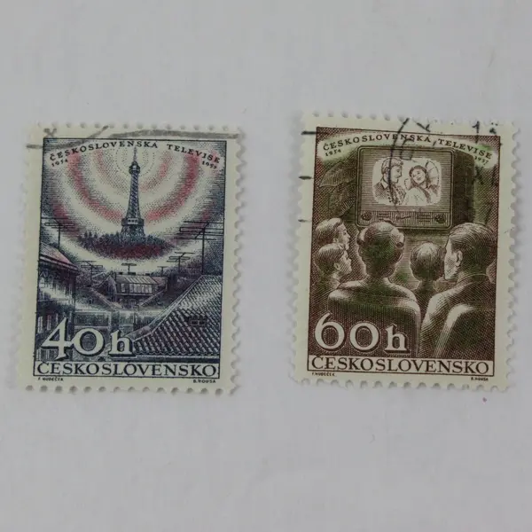 Lot Of 5 Czechoslovakia 1957-58 Stamps SC #825-26 #849-51 Used