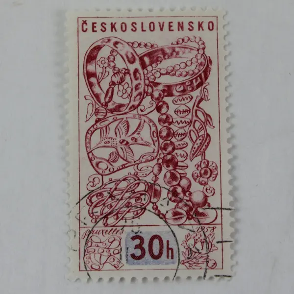 Lot Of 5 Czechoslovakia 1957-58 Stamps SC #825-26 #849-51 Used