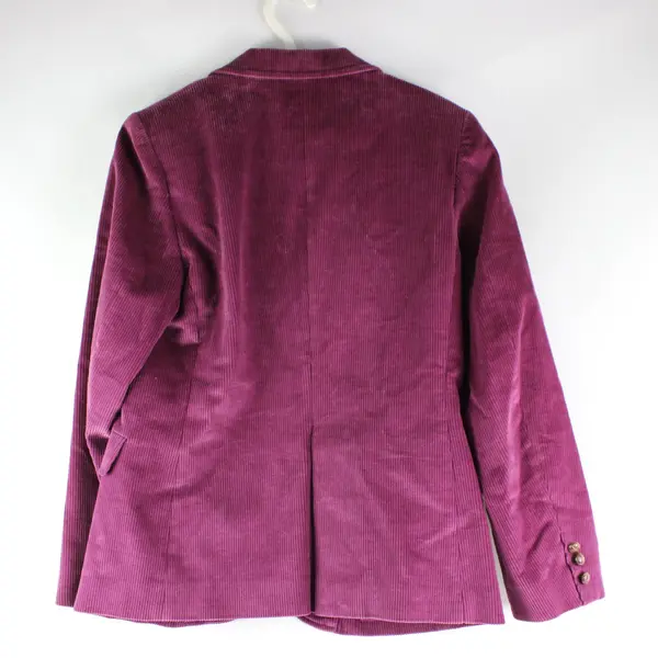 m.o.r Magenta Corduroy Two Button Closure Blazer Women's Size 11