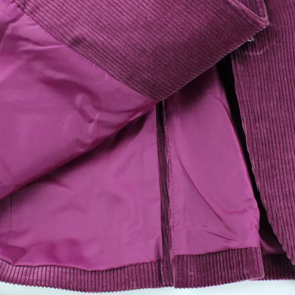 m.o.r Magenta Corduroy Two Button Closure Blazer Women's Size 11