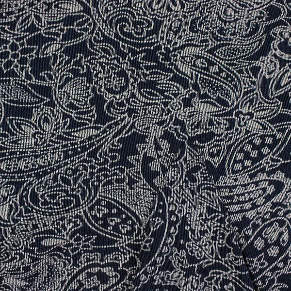 Susan Lawrence Petite Black and Brown Floral Paisley Print Midi Skirt PM