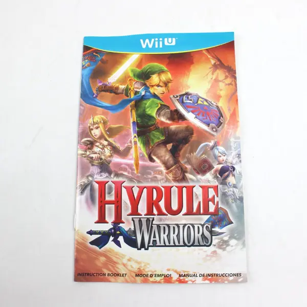 Nintendo Wii U Hyrule Warriors Original Case With Instruction Booklet No Disc