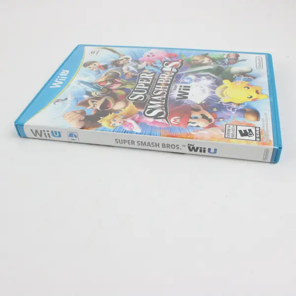 Nintendo Wii U Super Smash Bros Case & Manual No Game
