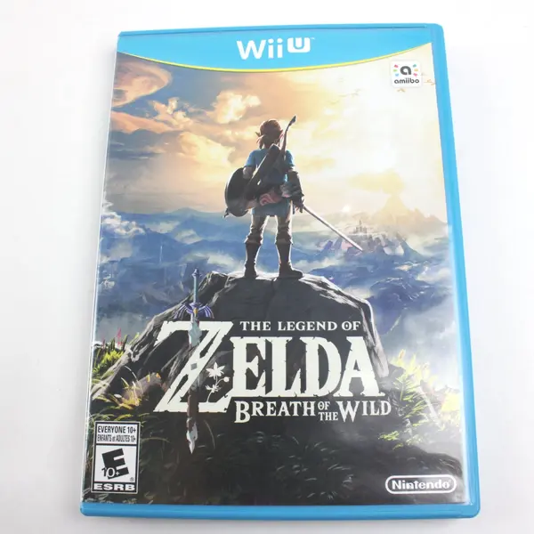 Nintendo Wii U The Legend of Zelda Breath of the Wild Case Box Only