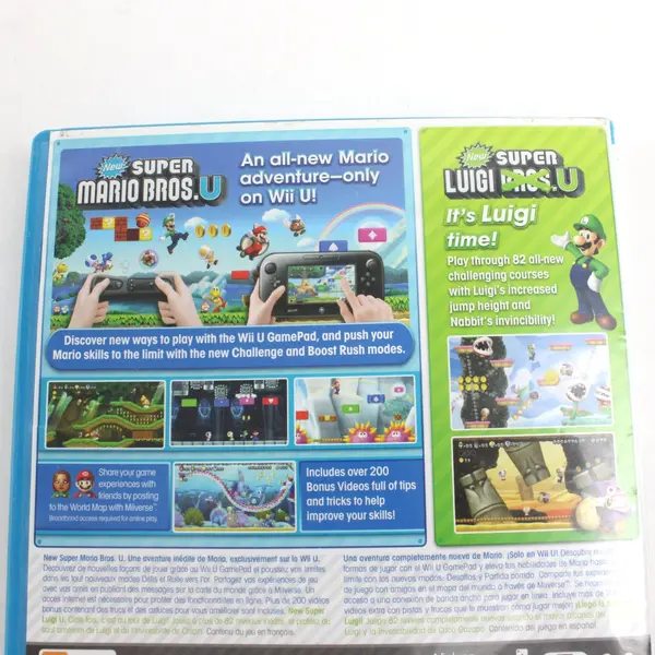 Nintendo Wii U New Super Mario Bros. U Empty Case Only