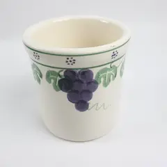 The Crock Shop Santa Ana Tuscan Grape Sundae Bowl Ceramic
