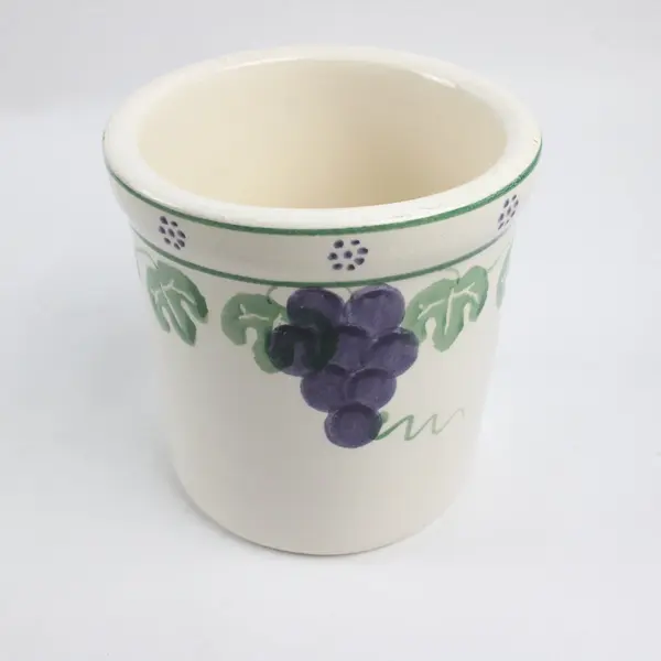 The Crock Shop Santa Ana Tuscan Grape Sundae Bowl Ceramic