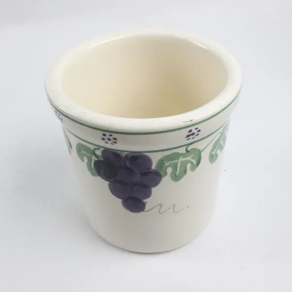 The Crock Shop Santa Ana Tuscan Grape Sundae Bowl Ceramic