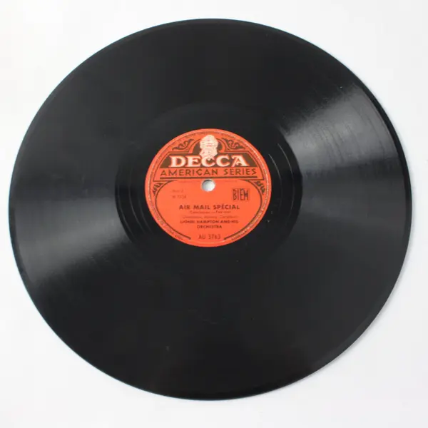 Decca Lionel Hampton Air Mail Special Parts 1 & 2 2-Disc 10" Shellac 78 RPM